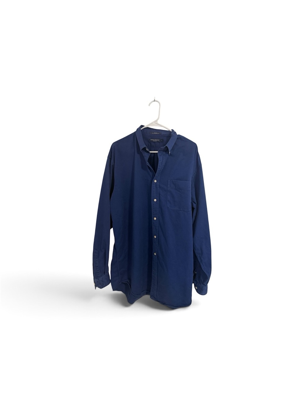 Daniel Cremieux Men's Navy Long-Sleeve Button-Down Shirt